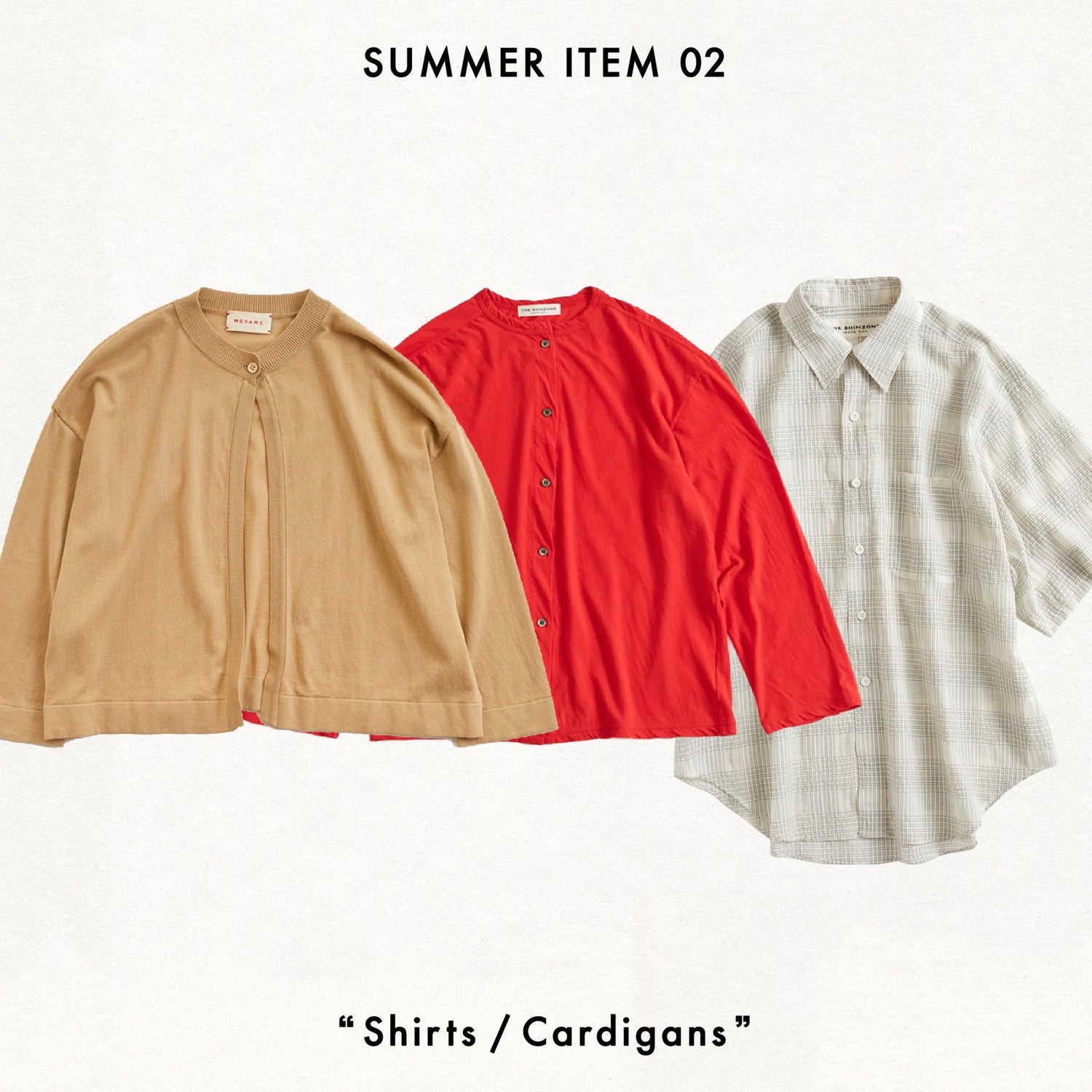 Shirts / Cardigans
