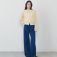 【GRAY/RED/YELLOW】SHEER LONG SLEEVES CARDIGAN