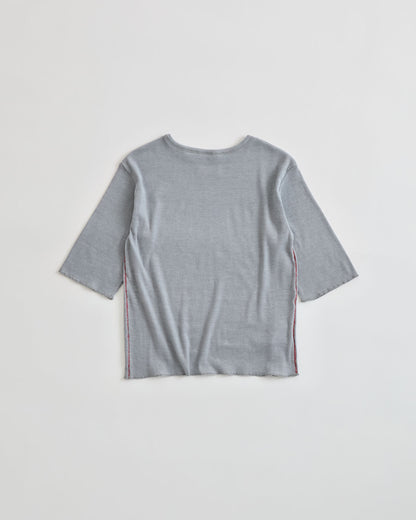 MEYAME　SOFT RIB HALF-SLEEVE TEE