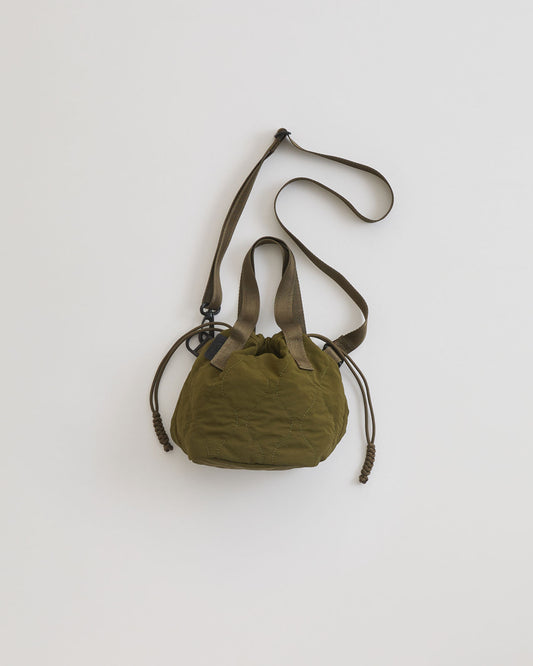 WILD THINGS PUFF QUILT DRAWSTRING BAG