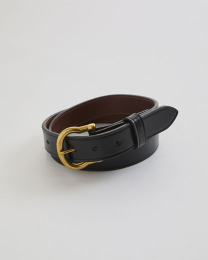 TORY LEATHER 1 -1/4 inch Double and stitch belt