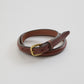TORY LEATHER 3/4 inch Raisecd Belt