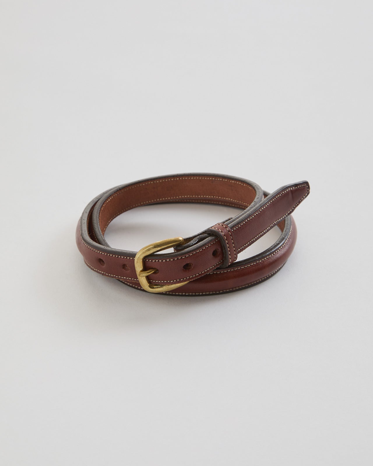 TORY LEATHER 3/4 inch Raisecd Belt