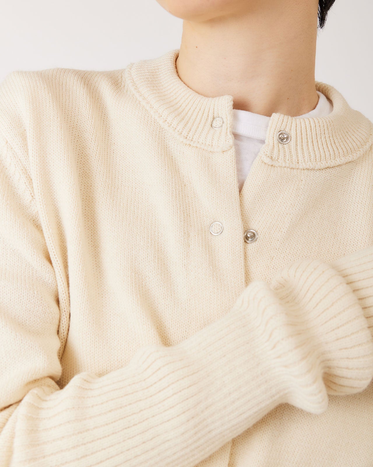 Shinzone（シンゾーン）】LONG RIB CARDIGAN