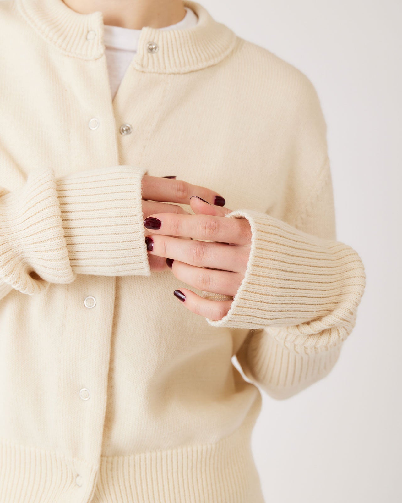 Shinzone（シンゾーン）】LONG RIB CARDIGAN