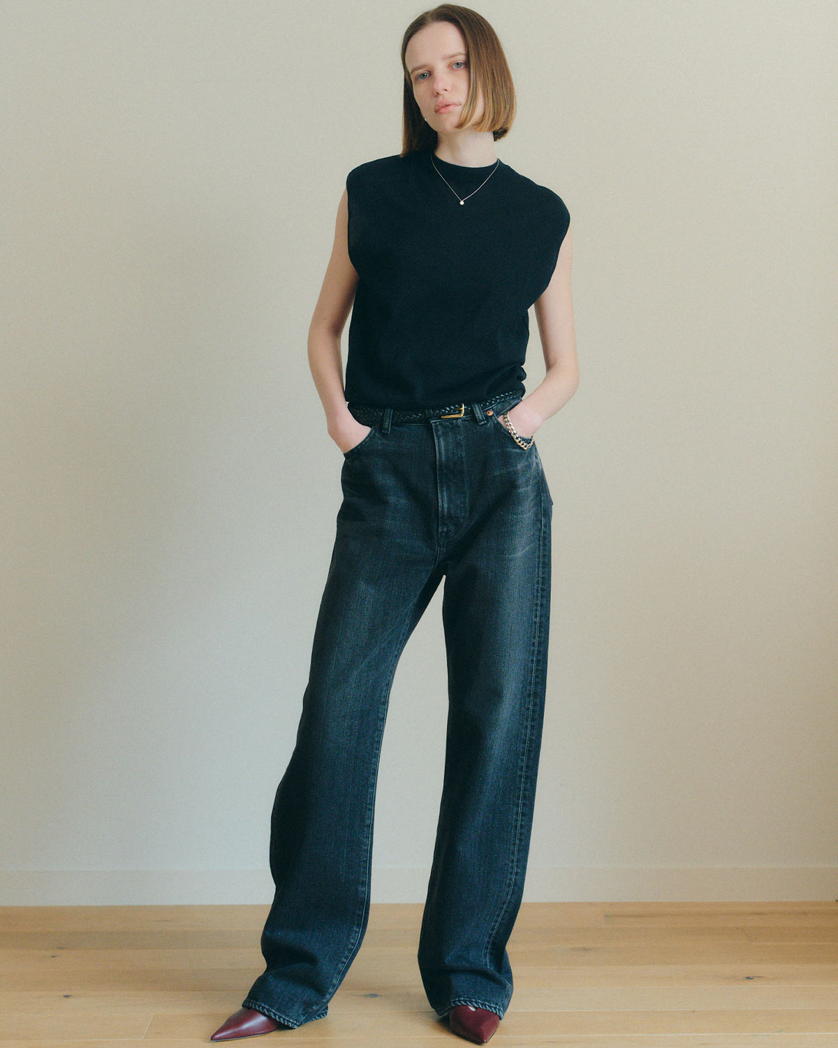 MARILYN DENIM(BLACK)