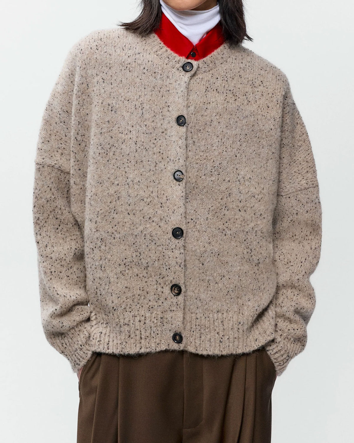 CORDERA SPECKLED CARDIGAN