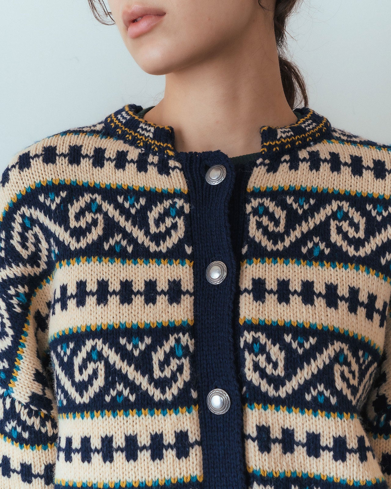 FAIR ISLE KNIT CARDIGAN – Shinzone