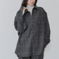 【9月中旬お届け】BRITISH WOOL CHECKED SHIRT JACKET