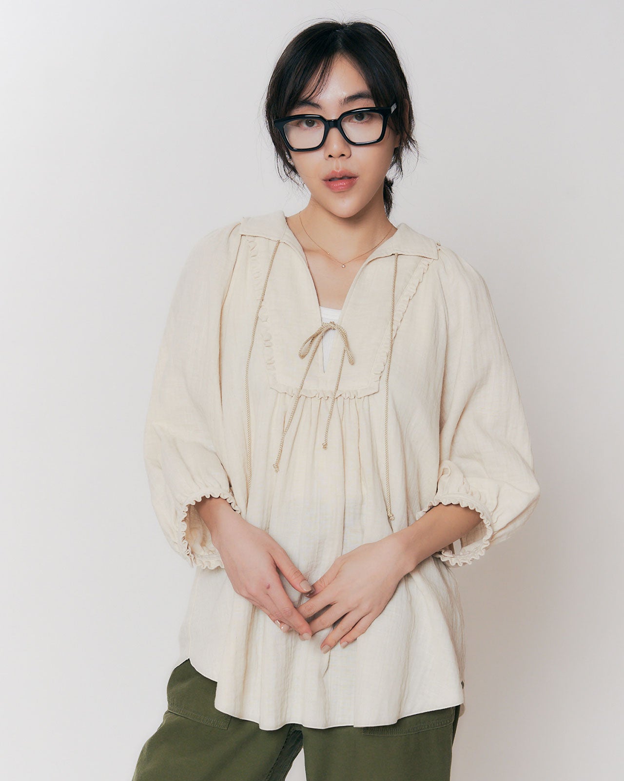 GAZE SMOCK BLOUSE – Shinzone