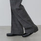 【9月中旬お届け】BRITISH WOOL CHECKED TROUSERS