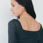 NICE NICE MOMENT OPEN SHOULDER RIB SHELL