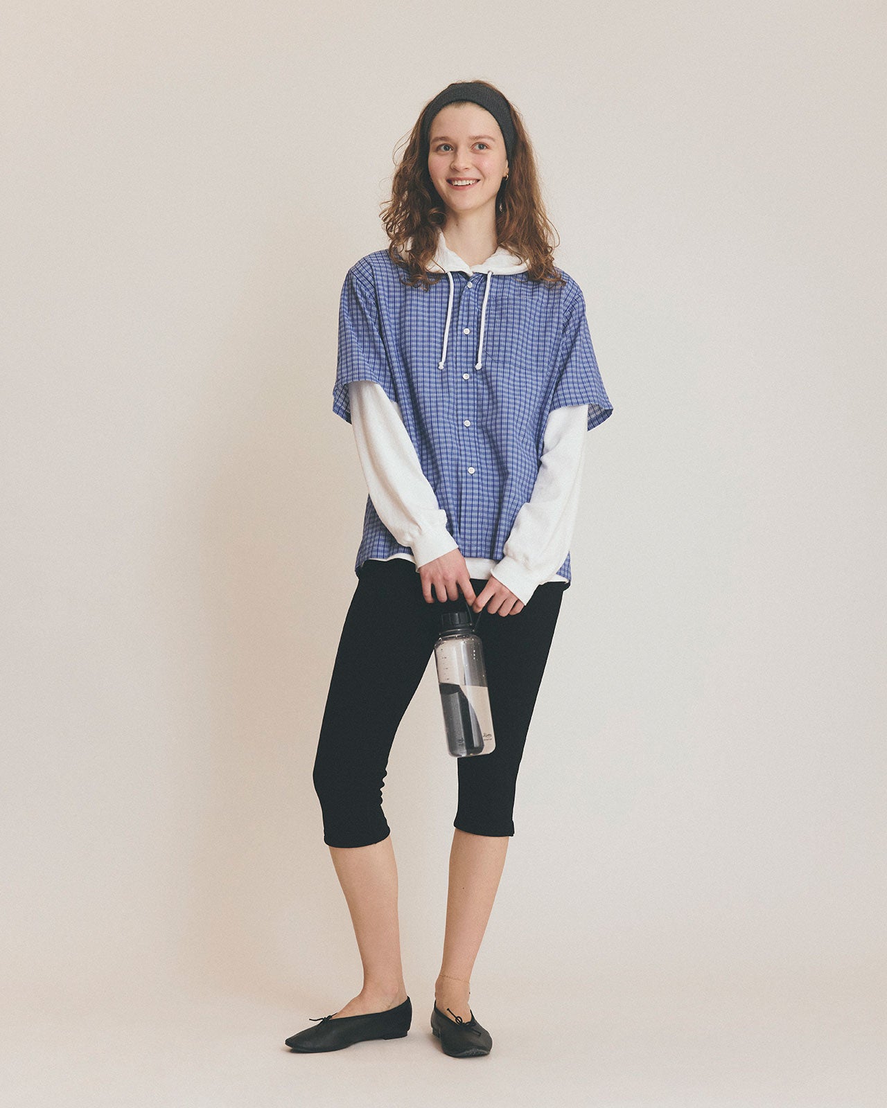 KNIT GEORGETTE SHORT LEGGINGS – Shinzone