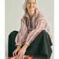 SHEER STRIPED ANORAK JACKET