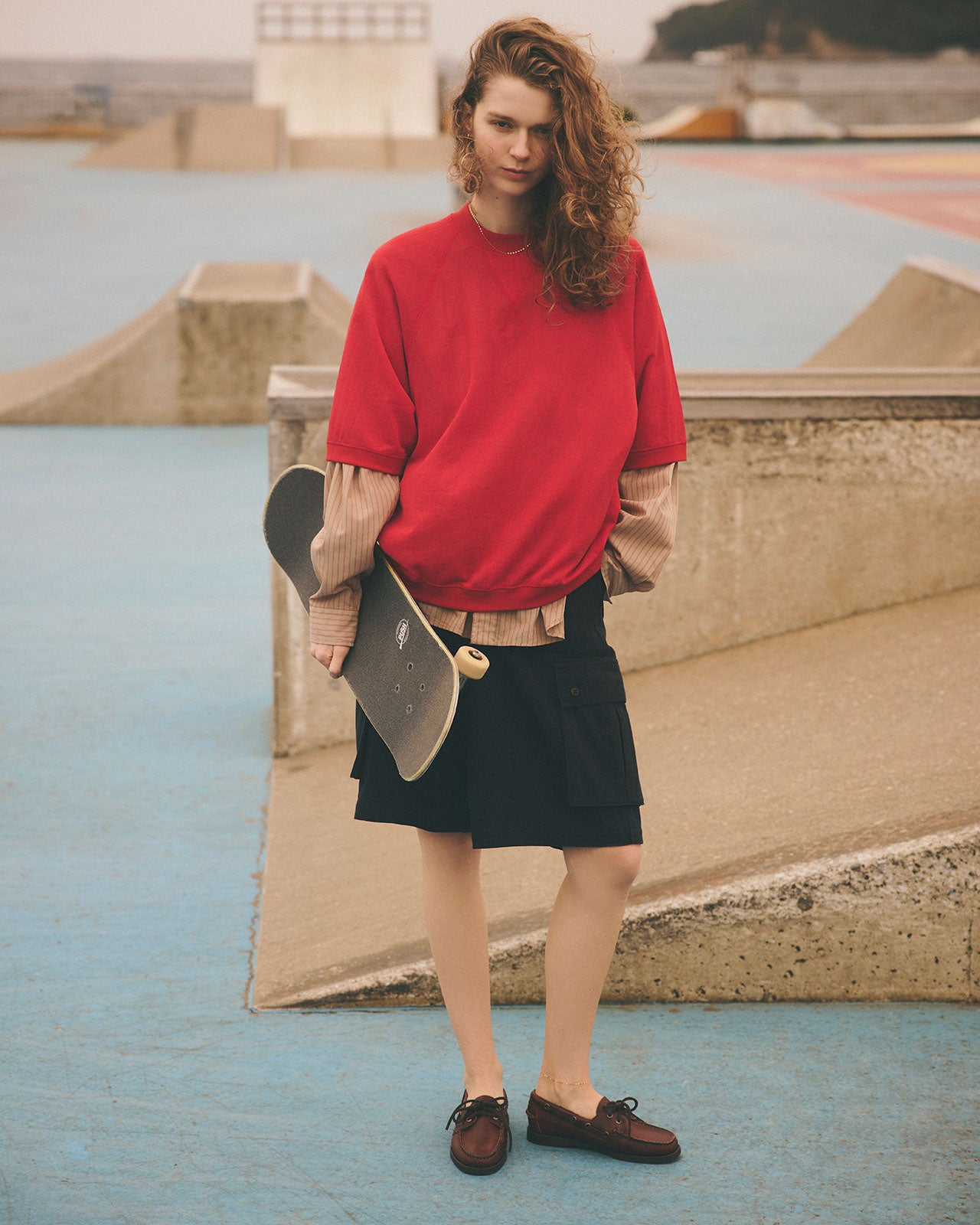 【4月中旬お届け】STAND COLLAR DADDY SHIRT