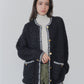 【9月中旬お届け】TWEED KNIT CARDIGAN