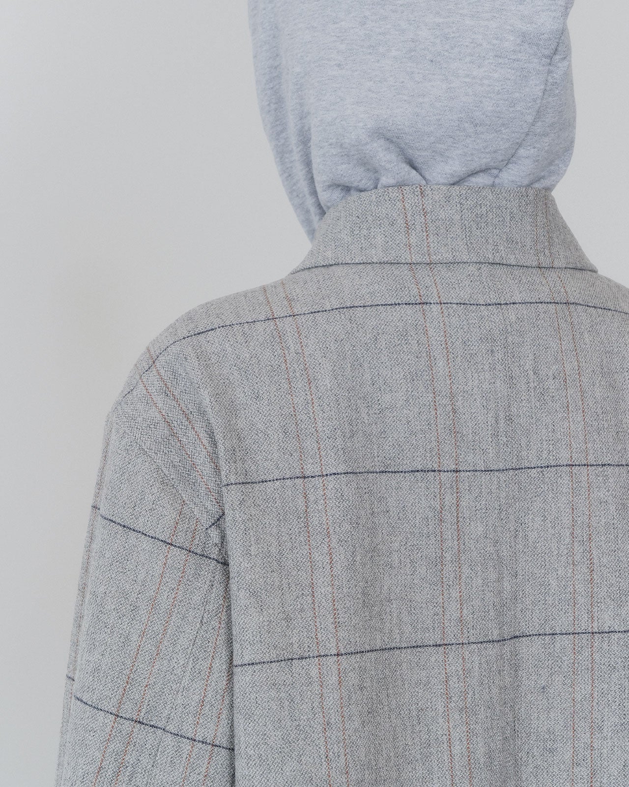 【10月上旬入荷予定】WOOL CHECKED A-LINE COAT