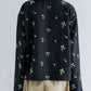【MEYAME】FLOWER  EMBROIDERY BLOUSE