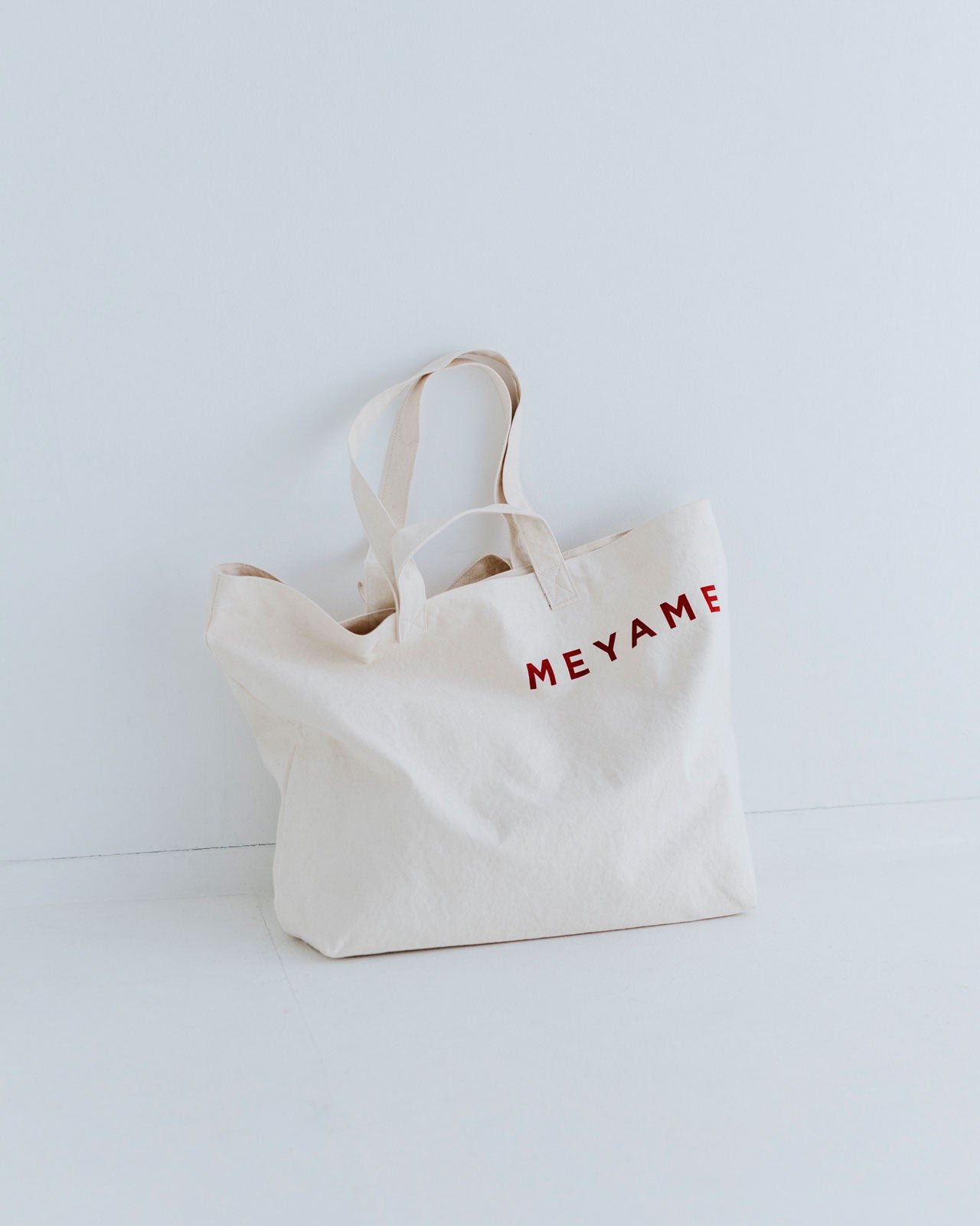 【MEYAME】CANVAS BIG TOTE
