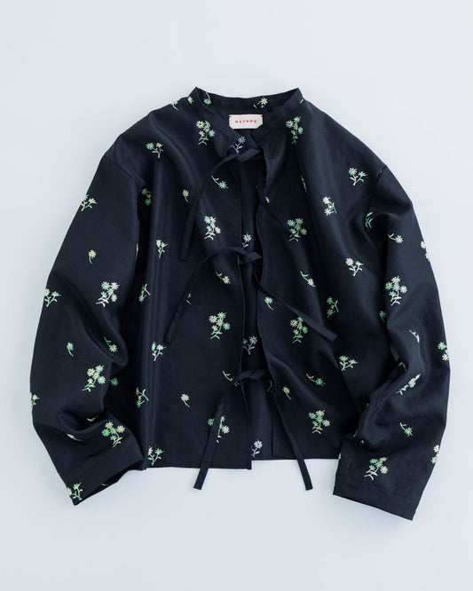 【MEYAME】FLOWER  EMBROIDERY BLOUSE