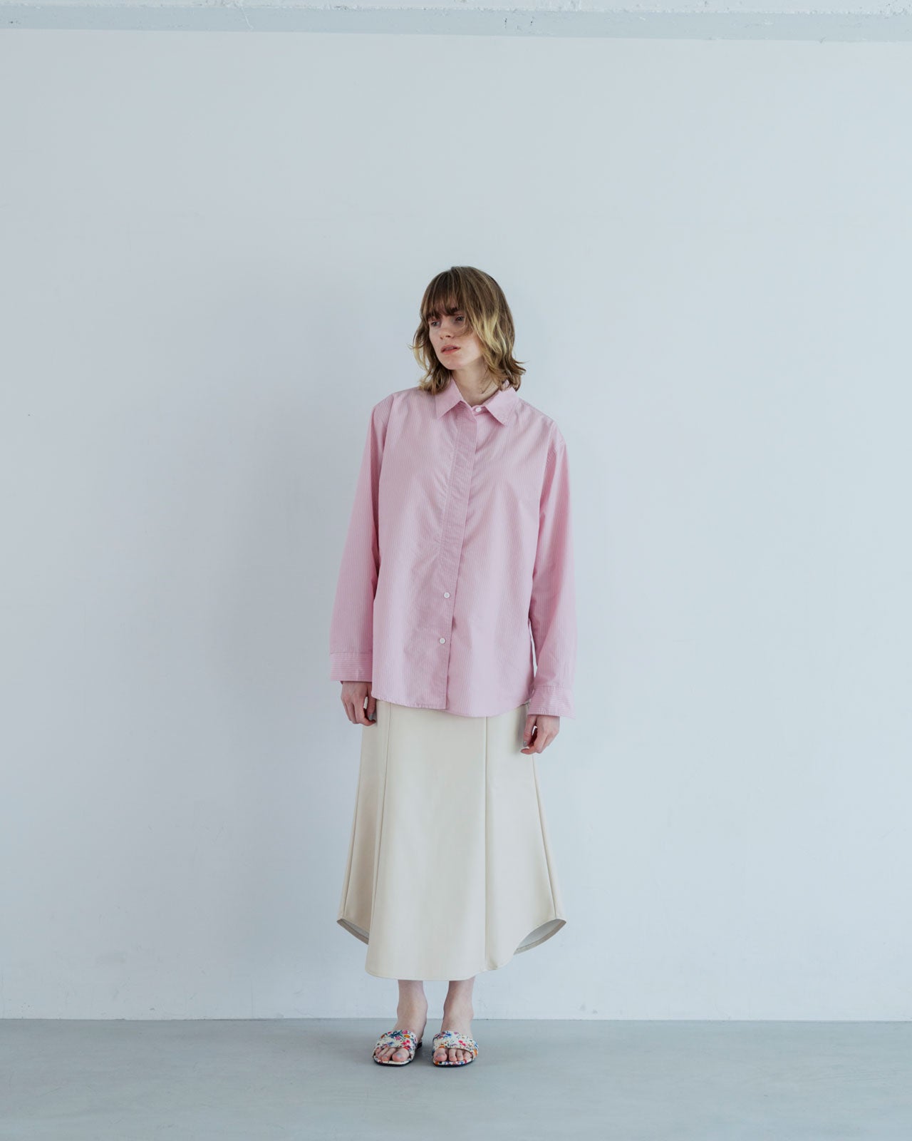 【MEYAME】STRIPED SHIRT