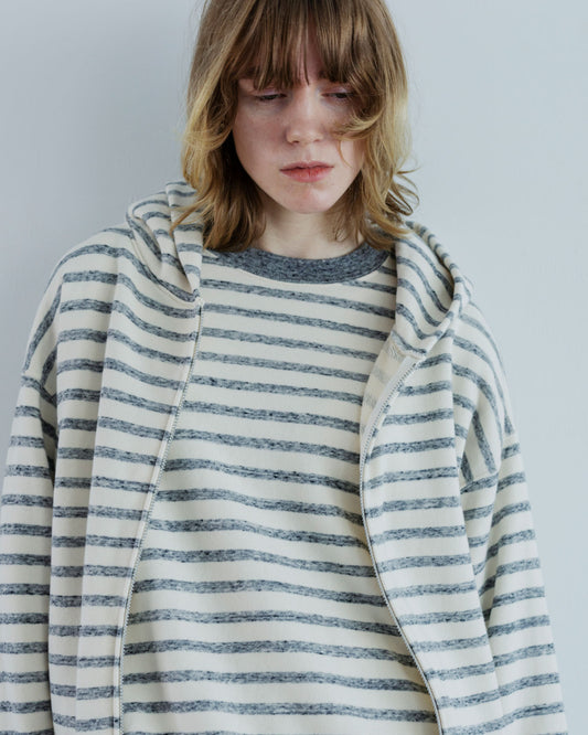 【MEYAME】ORIGINAL BORDER SWEAT ZIP HOODIE