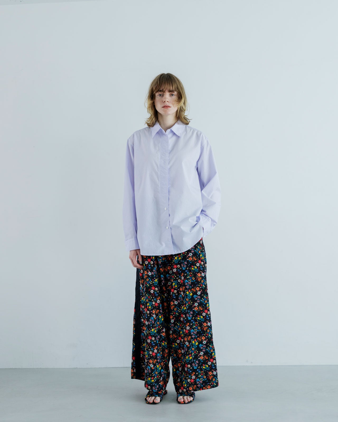 【MEYAME】STRIPED SHIRT