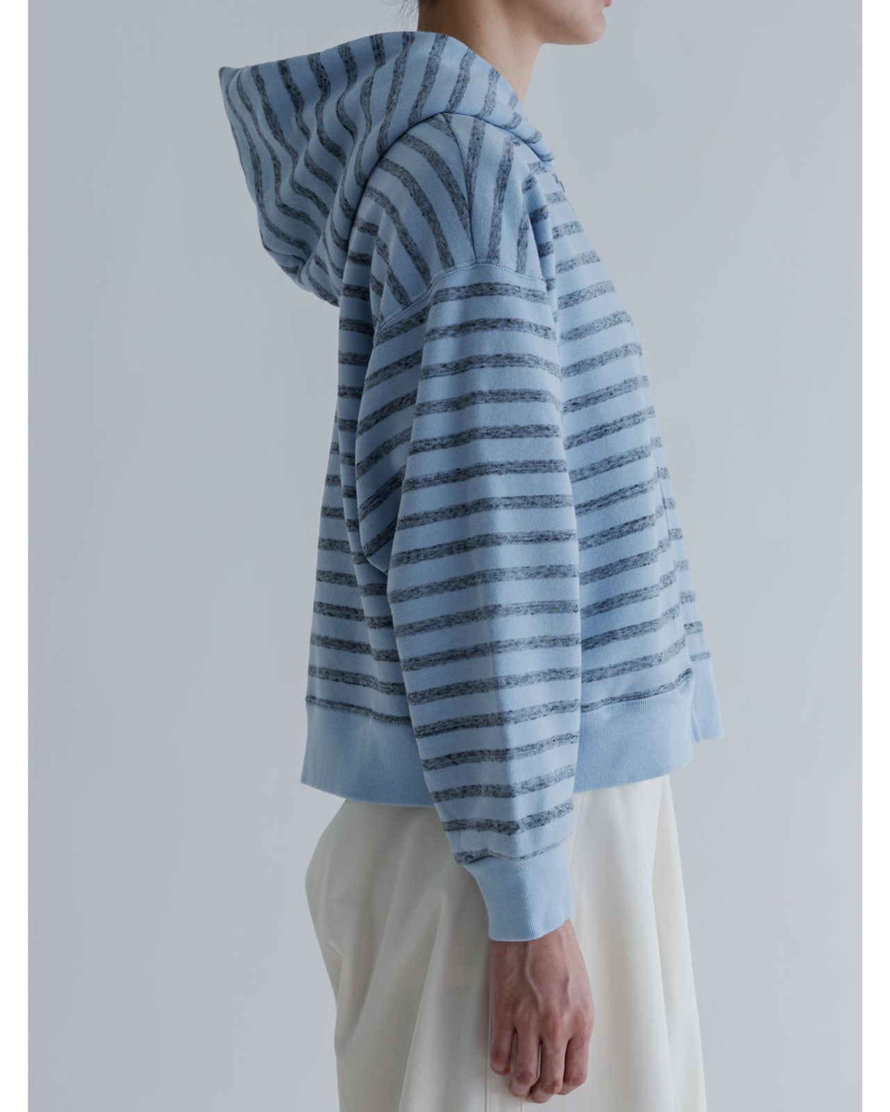 【MEYAME】ORIGINAL BORDER SWEAT ZIP HOODIE