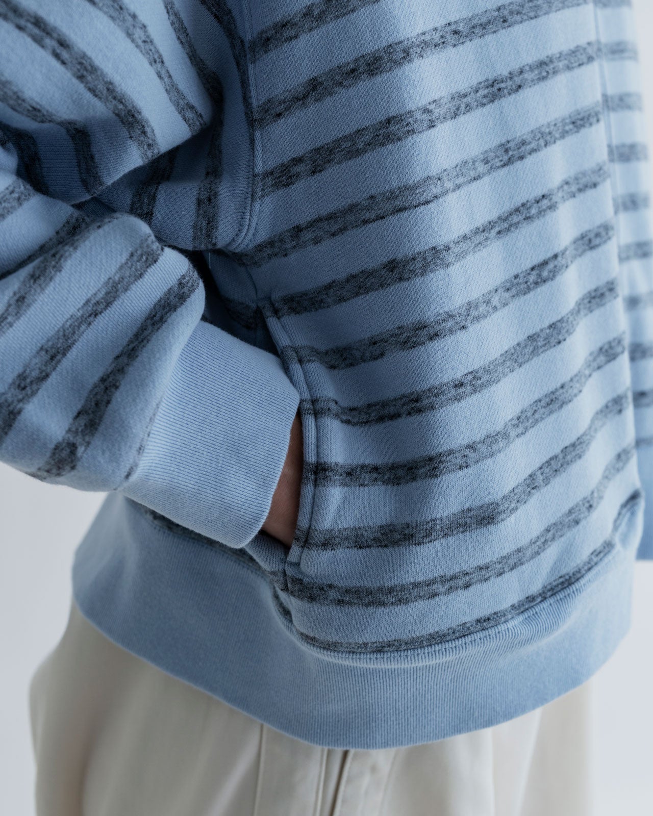 【MEYAME】ORIGINAL BORDER SWEAT ZIP HOODIE