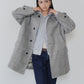 【10月上旬入荷予定】WOOL CHECKED A-LINE COAT