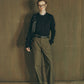【新色"DARK BLUE”】LONG RIB CARDIGAN