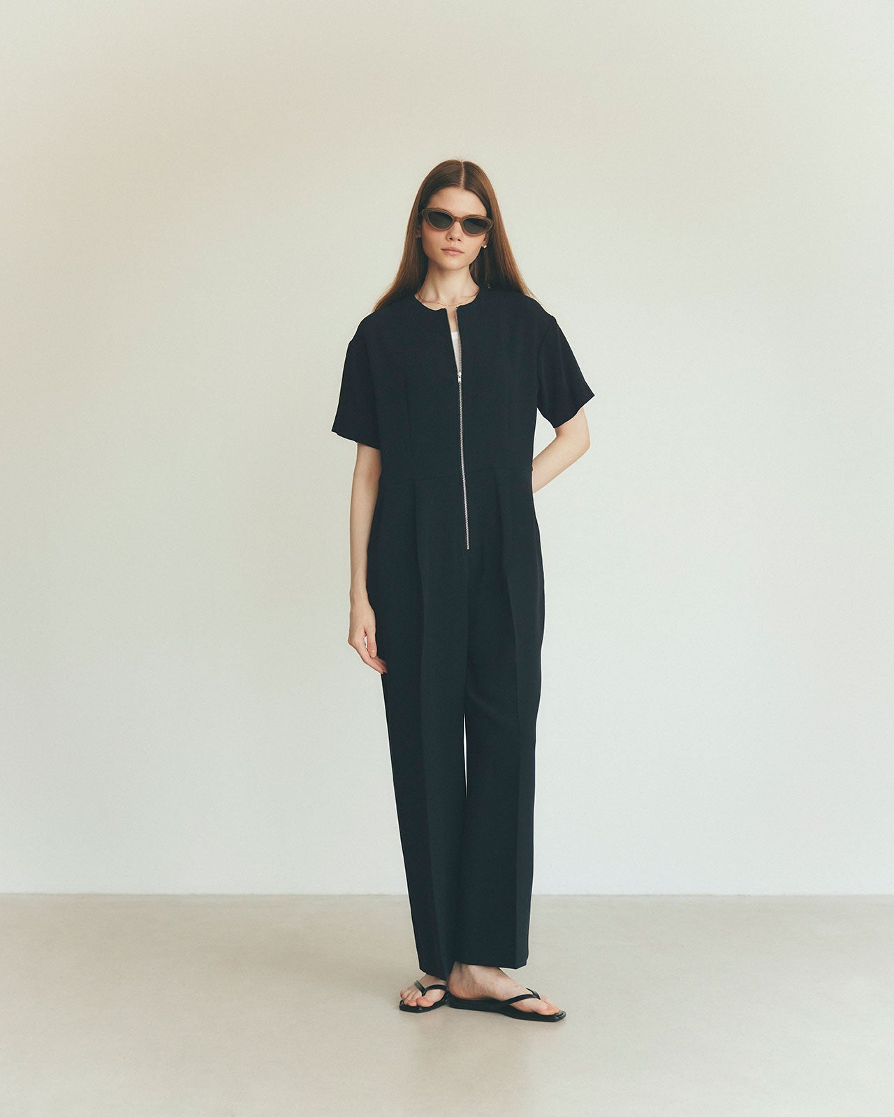 【2月中旬入荷予定】DOUBLE CLOTH JUMPSUIT