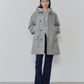 【10月上旬入荷予定】WOOL CHECKED A-LINE COAT