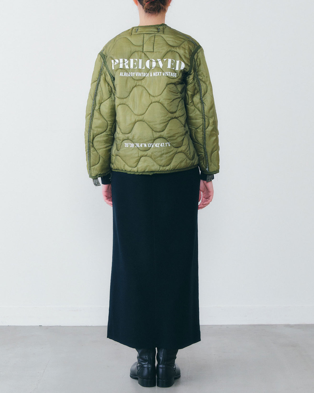 Preloved REMAKE QUILTING JACKET（SHORT）