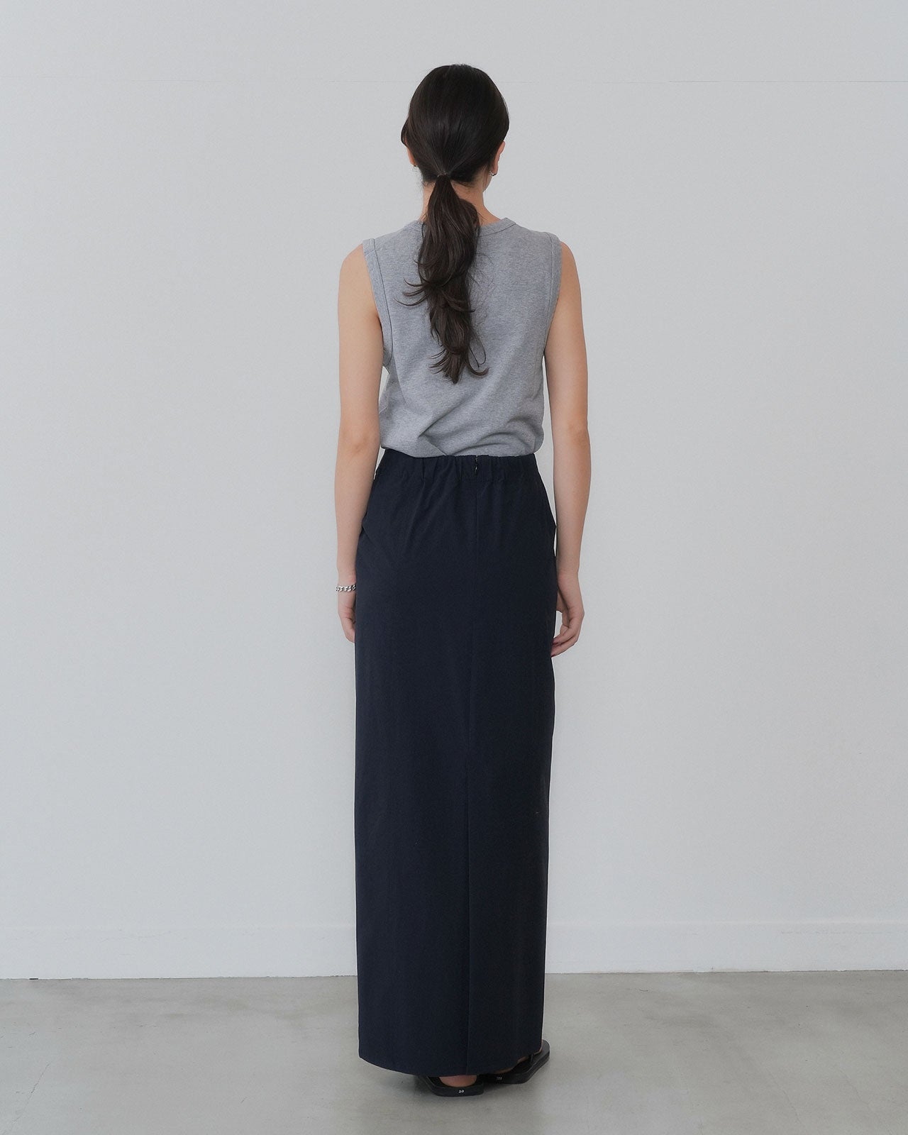 【7月上旬お届け】4WAY STRETCH LONG SKIRT