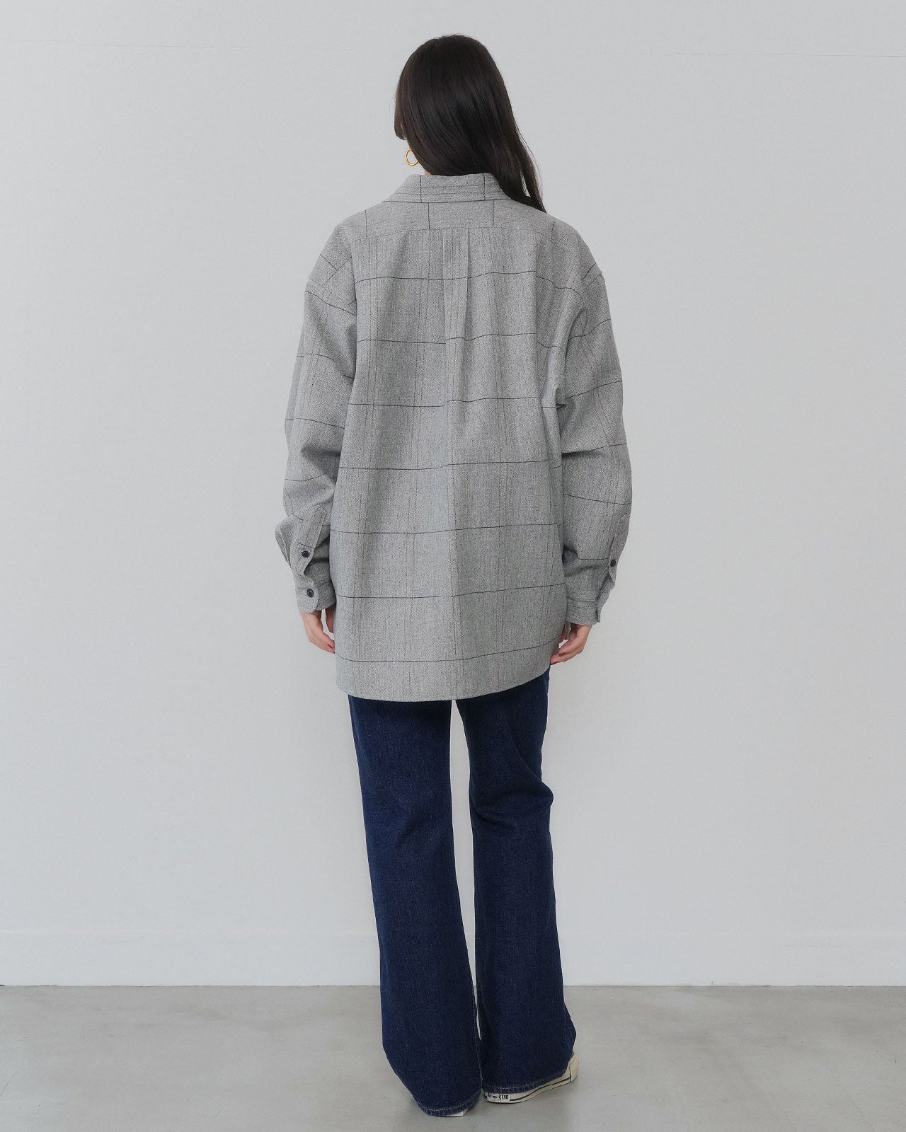 【10月上旬入荷予定】WOOL CHECKED SHIRT JACKET
