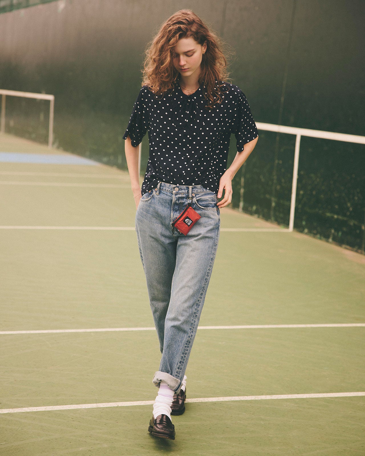 【5月上旬入荷予定】POLKA DOT HALF SLEEVE SHIRT