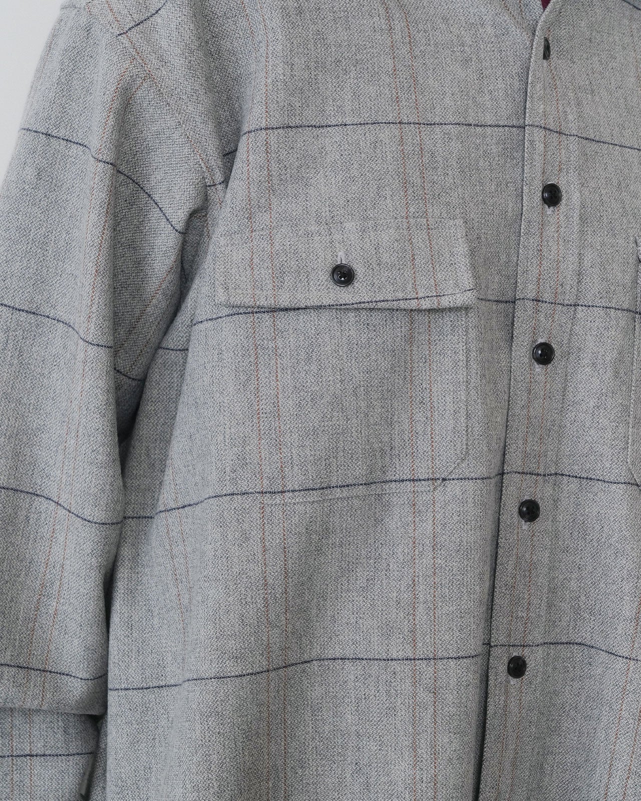 【10月上旬入荷予定】WOOL CHECKED SHIRT JACKET