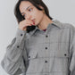 【10月上旬入荷予定】WOOL CHECKED SHIRT JACKET