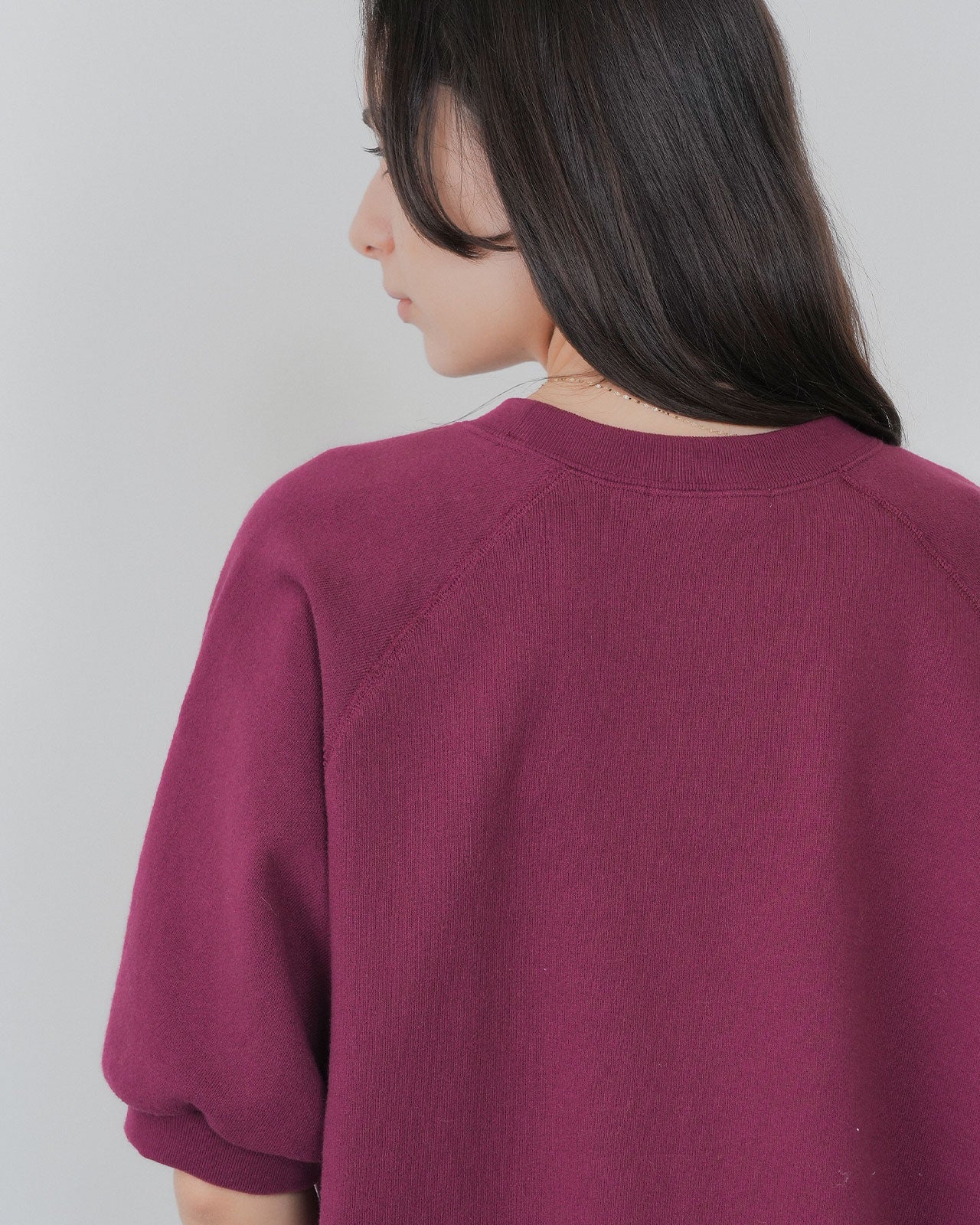 【9月上旬お届け】HALF SLEEVE SWEATSHIRT