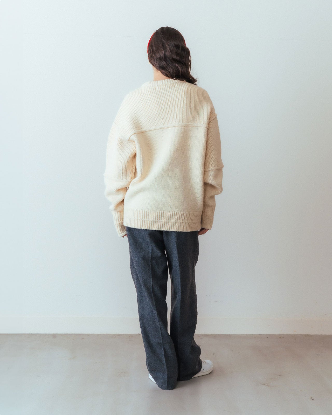 【11月中旬お届け】CHUNKY PULLOVER KNIT