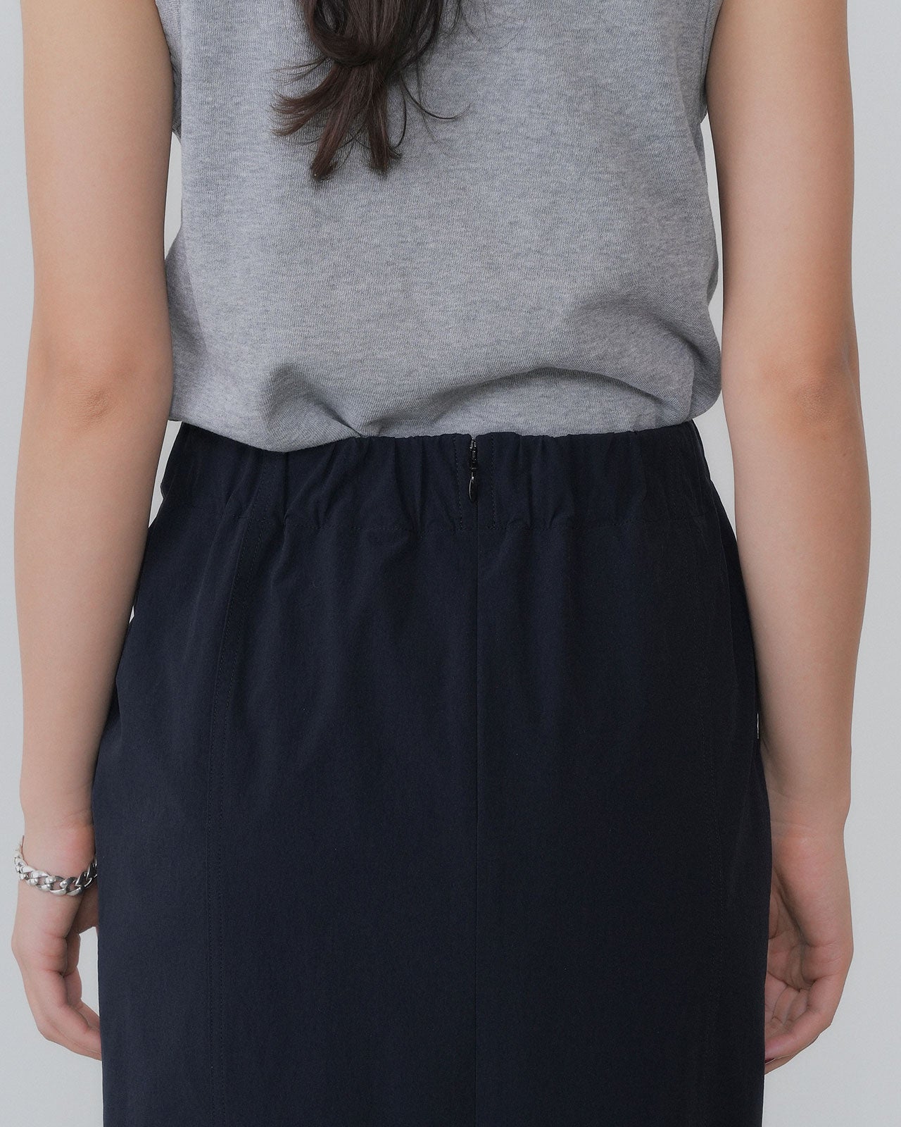 7月上旬お届け】4WAY STRETCH LONG SKIRT – Shinzone
