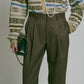 【10月上旬お届け】WASHABLE WOOL CHRYSLER PANTS