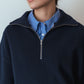 HALF ZIP SWEATSHIRT