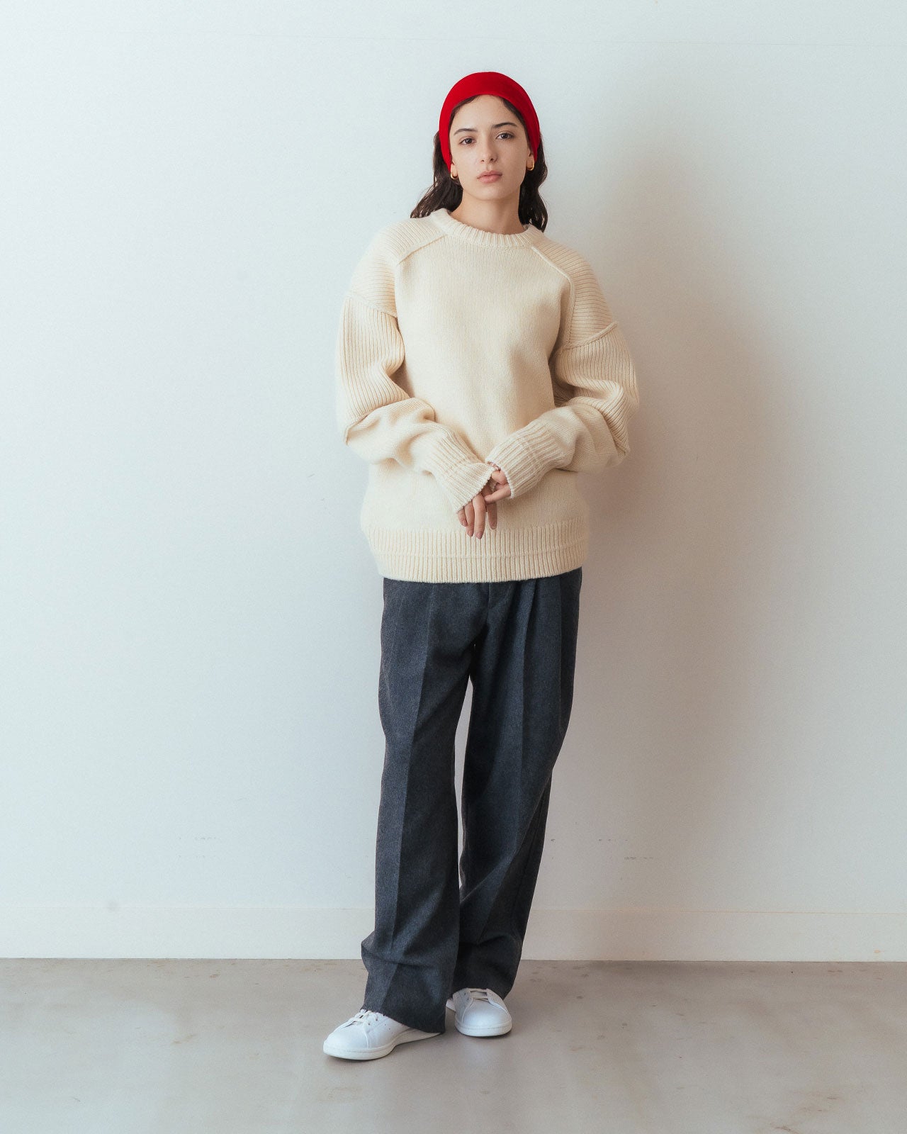 【11月中旬お届け】CHUNKY PULLOVER KNIT