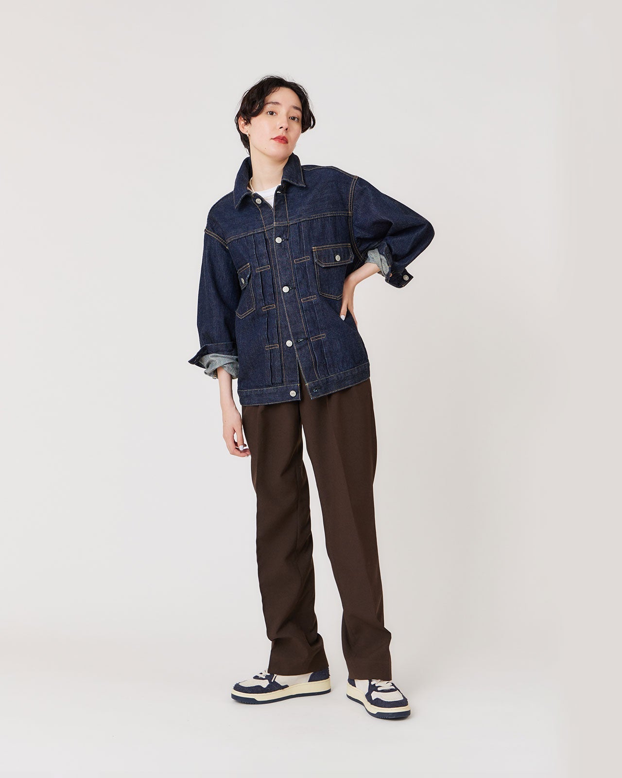 TYPE 50'S DENIM JACKET(NAVY) – Shinzone