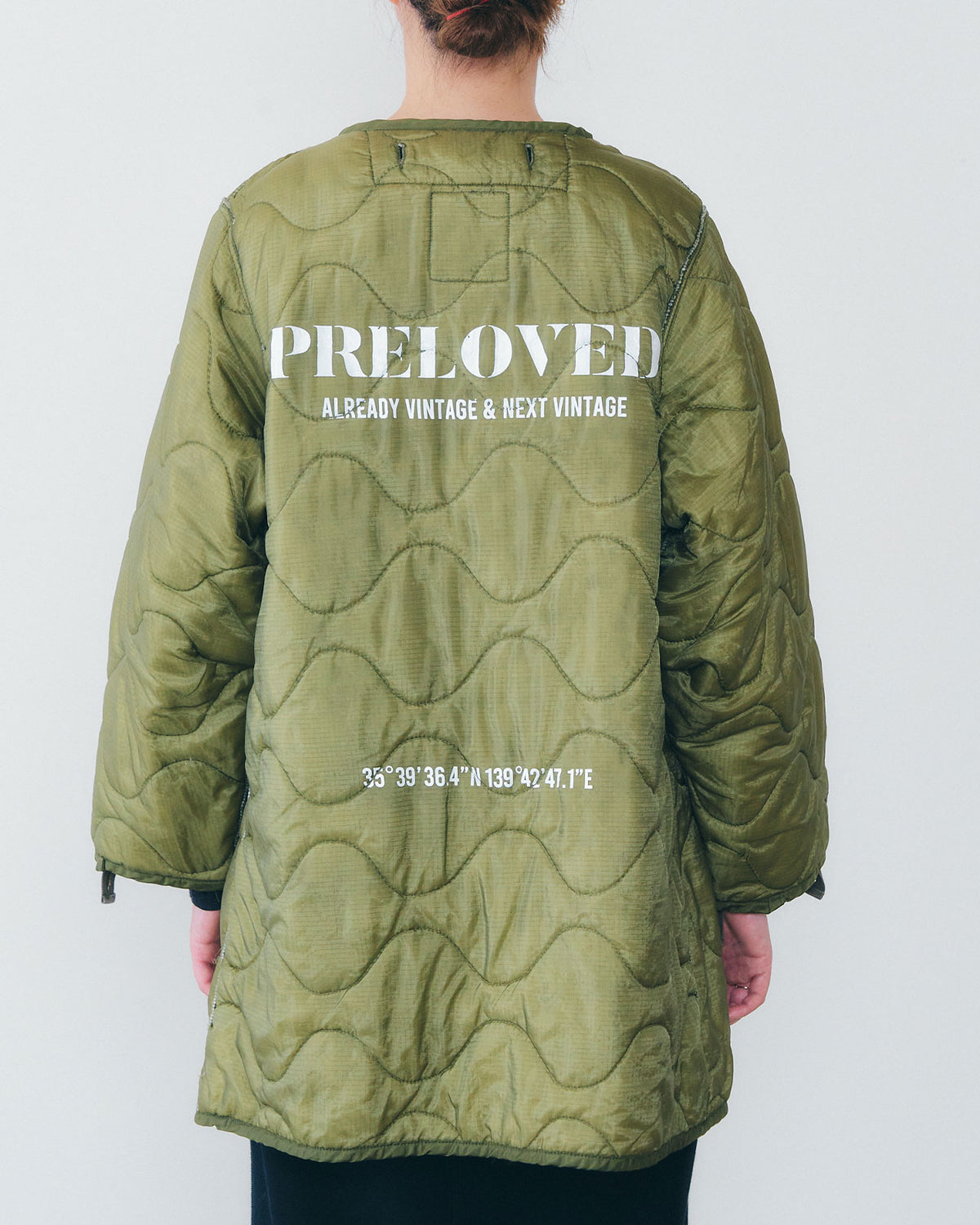 Preloved REMAKE QUILTING JACKET（LONG）