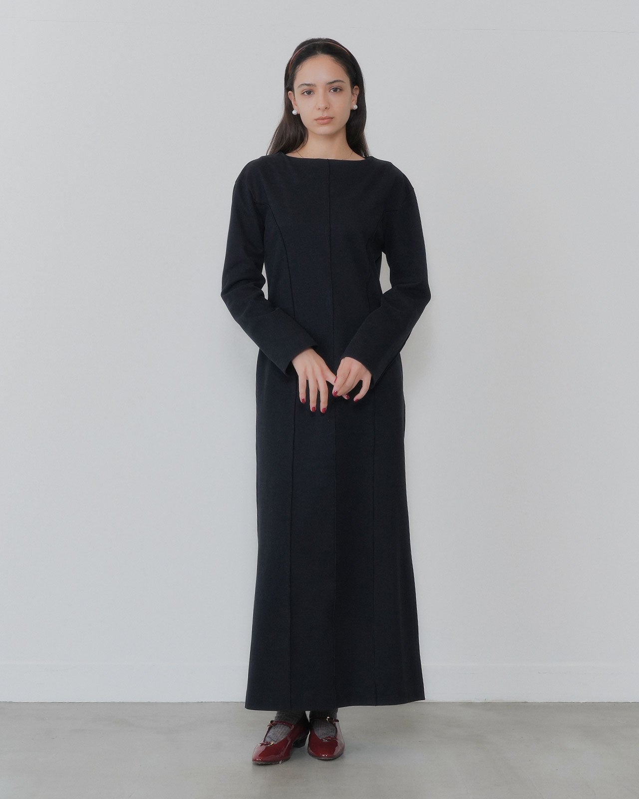 【10月上旬入荷予定】LONG JERSEY DRESS