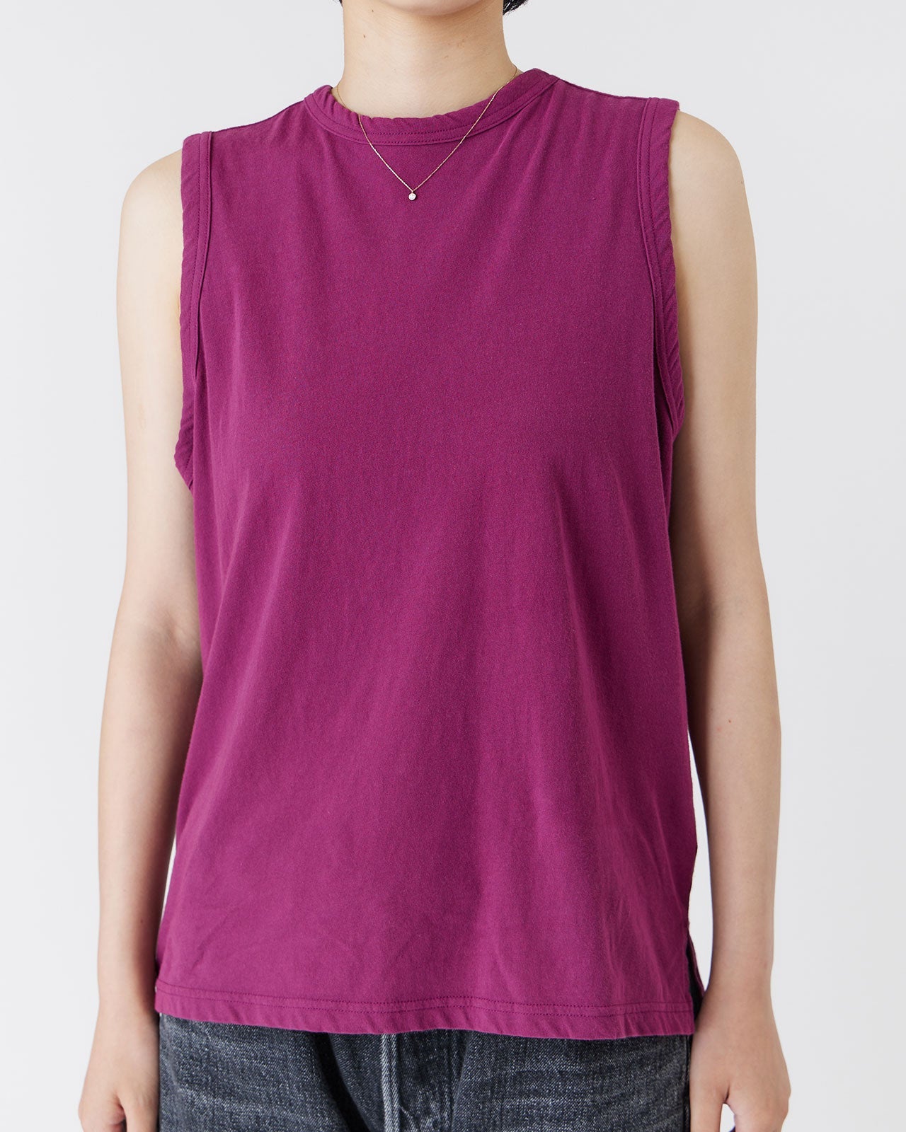 【30%OFF】HIGH TWIST COTTON SLEEVELESS TOP
