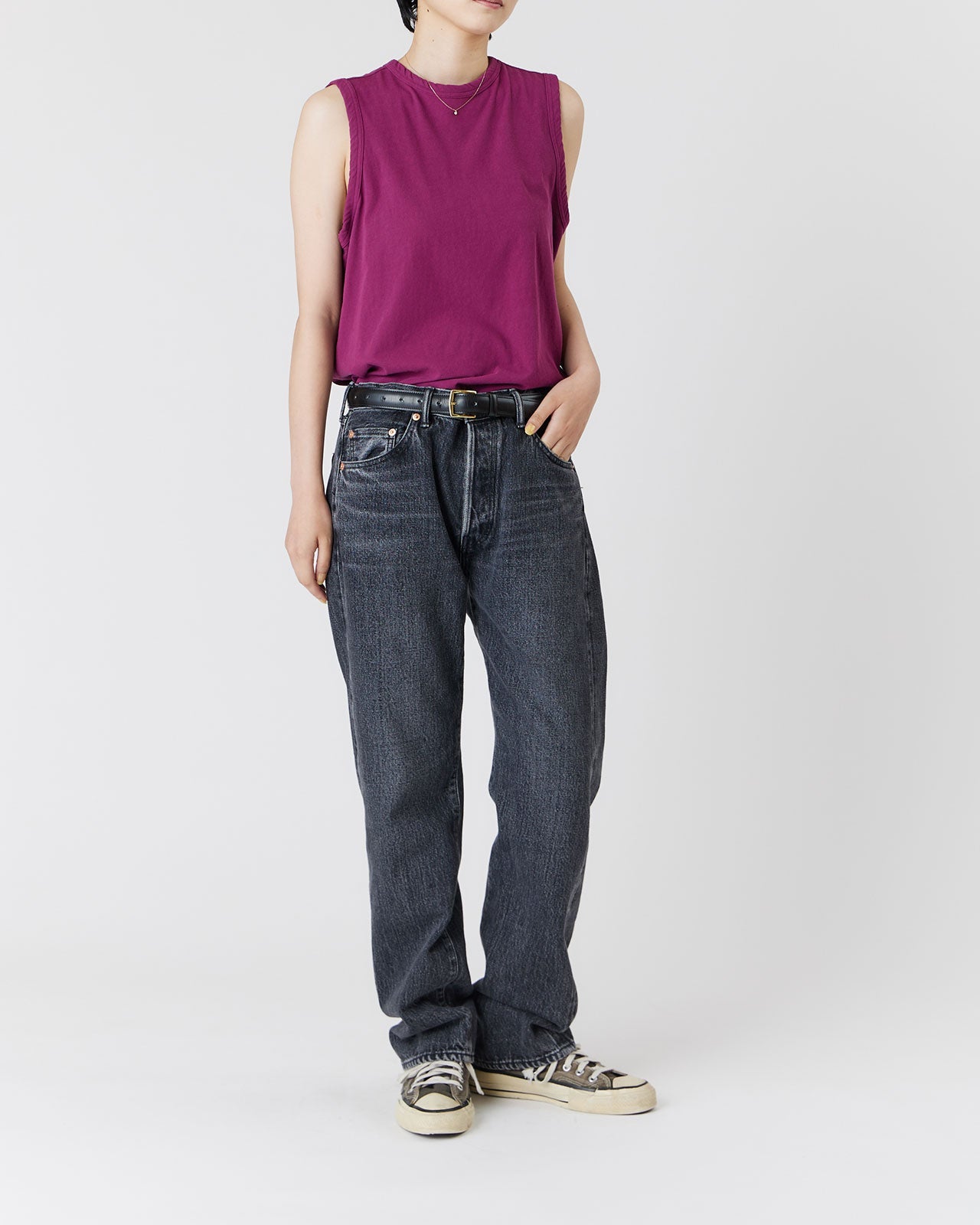 【30%OFF】HIGH TWIST COTTON SLEEVELESS TOP
